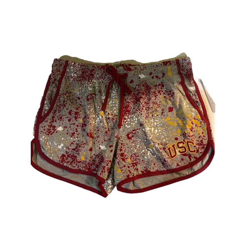 USC Trojan Women’s Grey Shorts Colosseum Size Medium